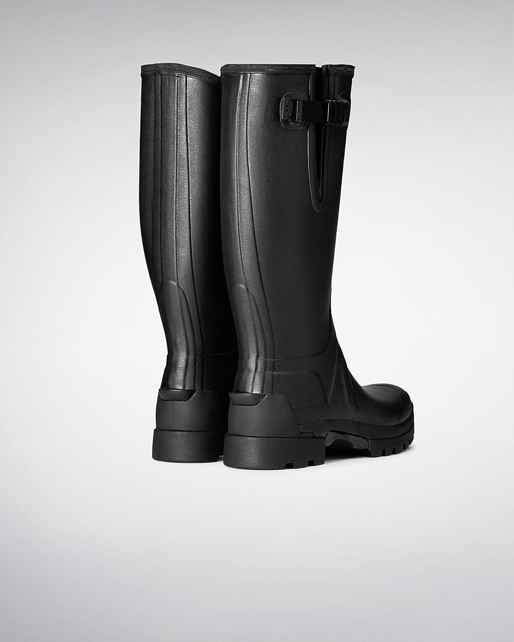 Bottes Hautes de Pluie Hunter Balmoral Adjustable 3Mm Neoprene Homme Noir ADOURZC-20